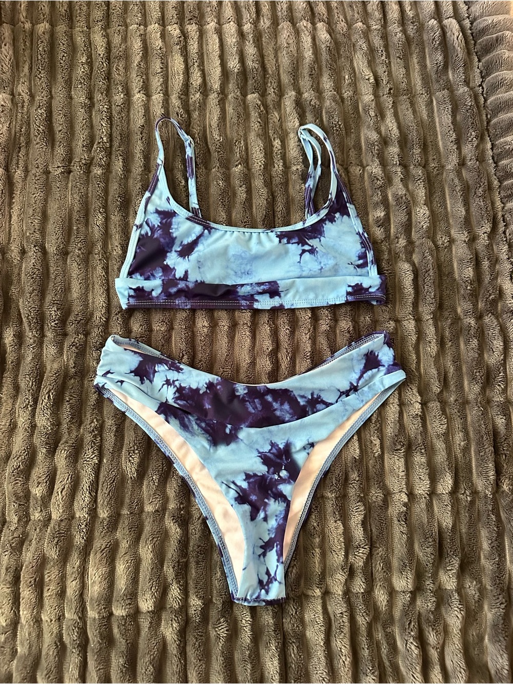 Blue tiedye bikini